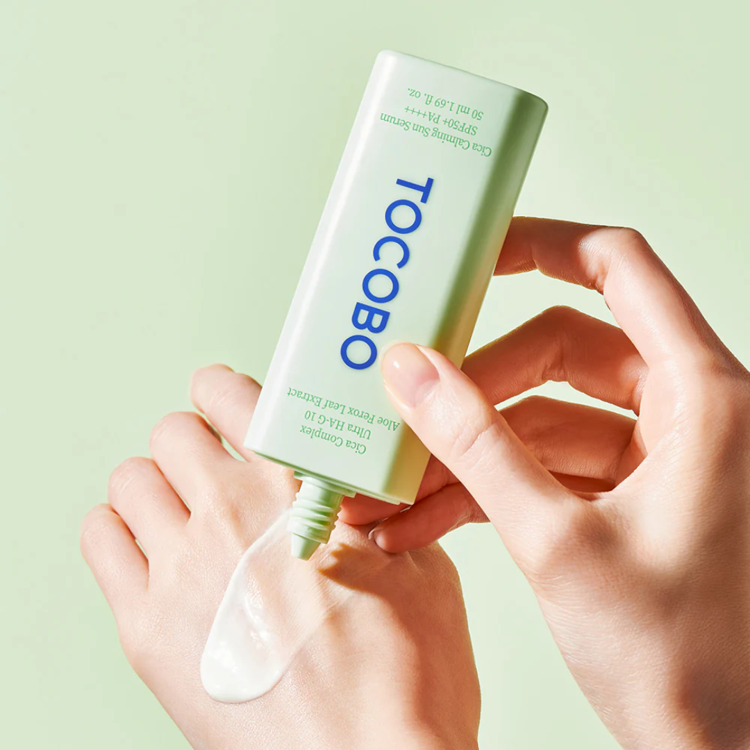 Cica Suero Solar Calmante SPF50+ PA++++ - Tocobo