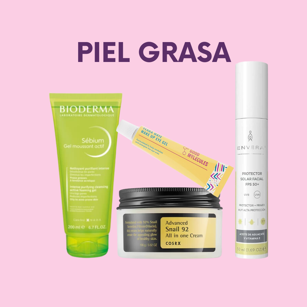 Kit de skincare - Piel GRASA