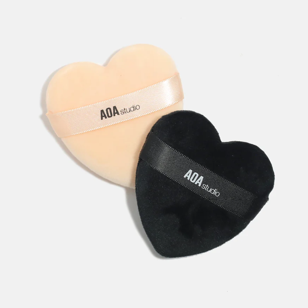 AOA VELVET PUFF - HEART