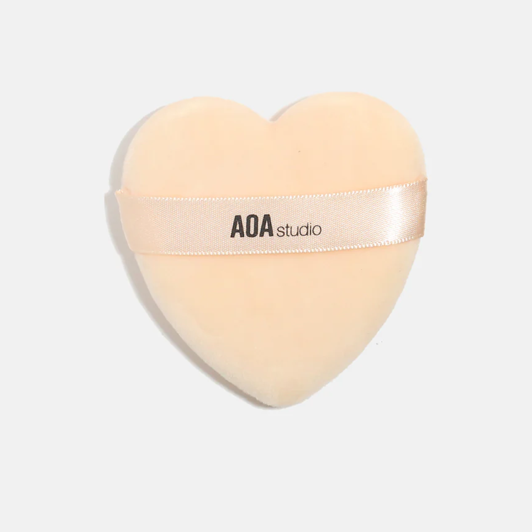 AOA VELVET PUFF - HEART