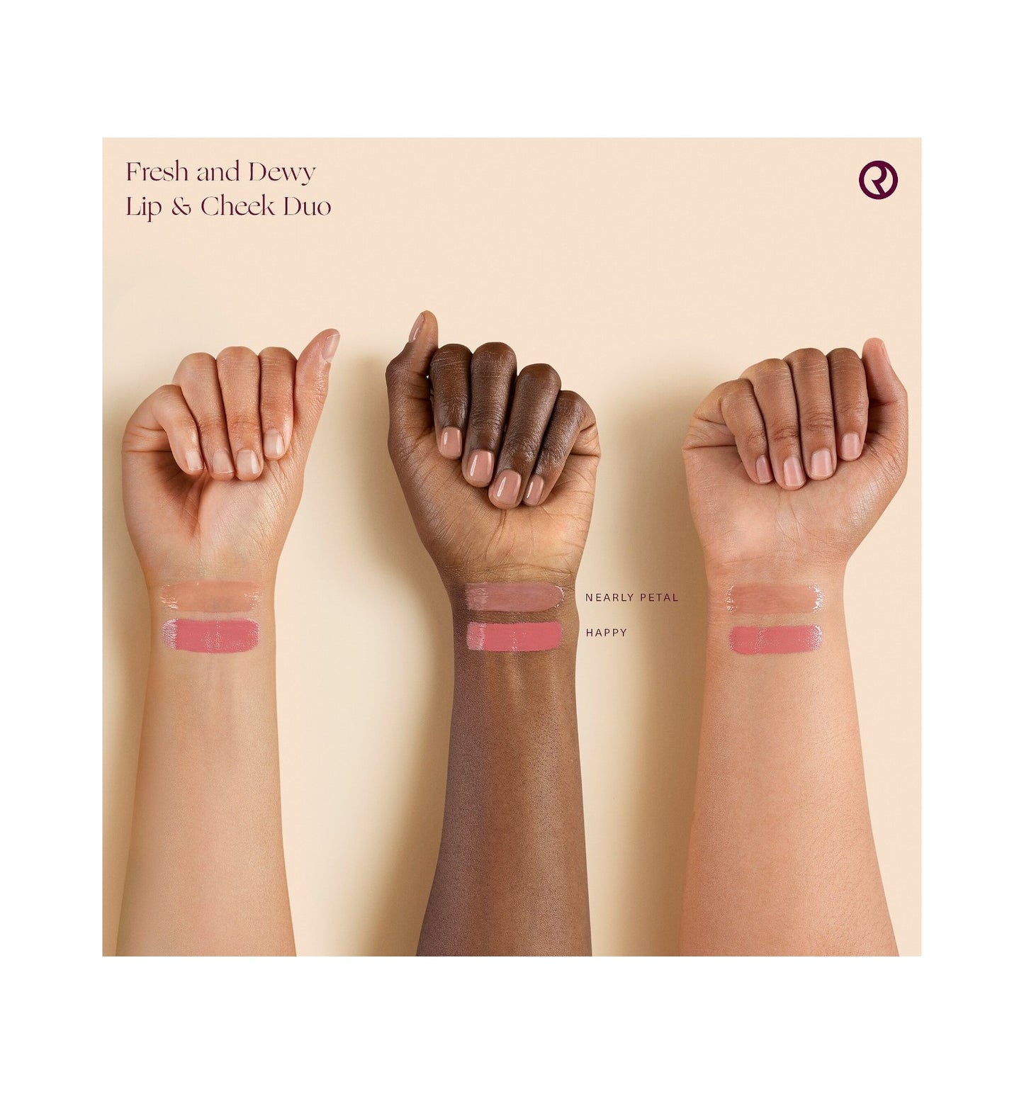 Fresh and Dewy Lip & Cheek Duo - Rare Beauty