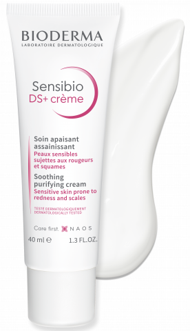 Bioderma Sensibio DS+, Crema para pieles con dermatitis seborréica, 40ml