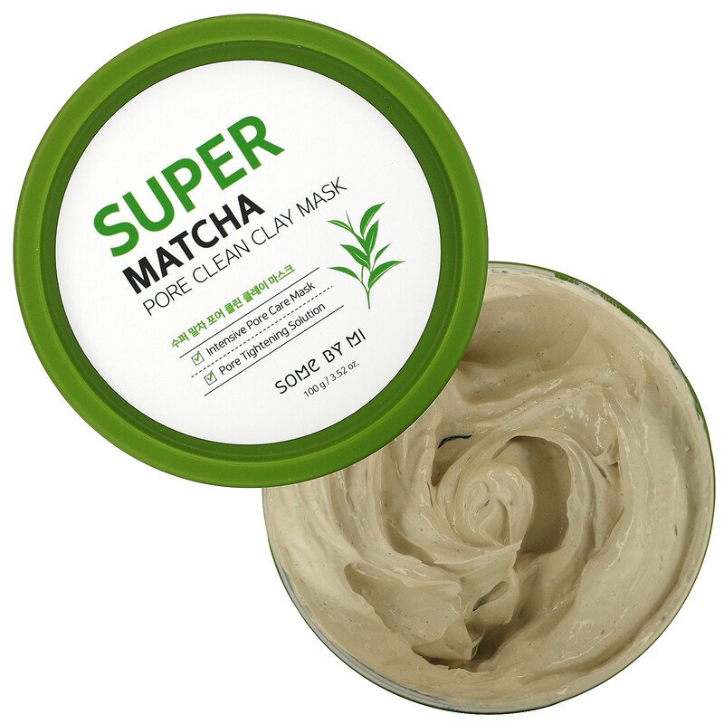 Super Matcha Pore Clean Clay Beauty Mask - Some By Mi