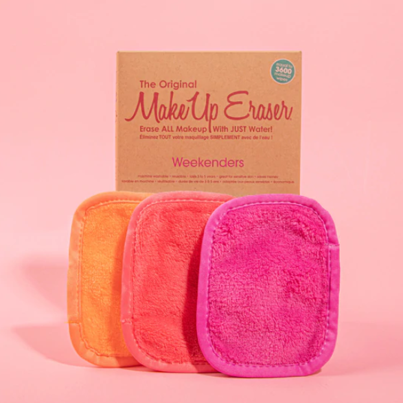 Weekenders Pink 3-Day Set - Makeup Eraser