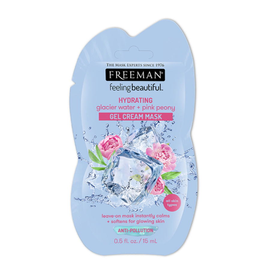 Freeman Mascarillas Facial de Agua de Glaciar y Peonia 15 ml