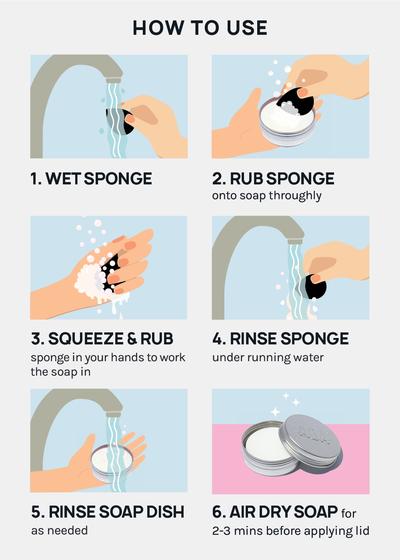 Sponge Cleaning Soap - Strawberry - AOA Studio