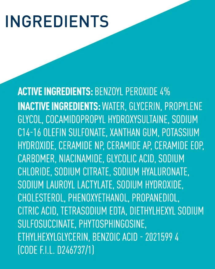 CERAVE - Acne Foaming Cream Cleanser