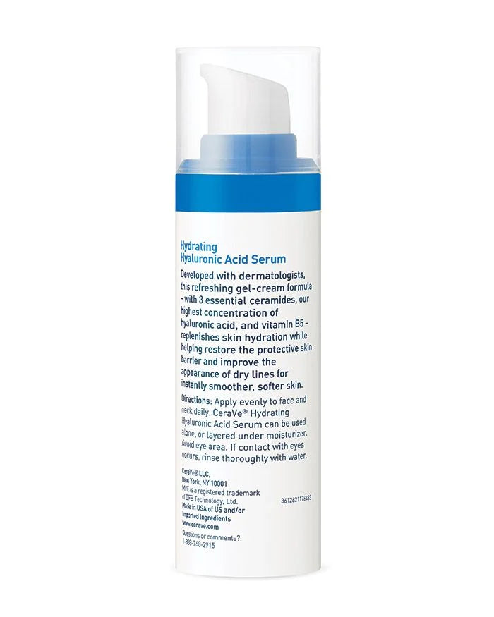 CERAVE - Sérum Hidratante con Ácido Hialurónico.