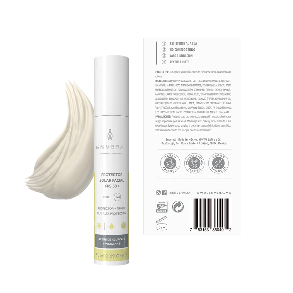 Protector Solar + Primer FPS 50+ UVA/UVB - ENVERA