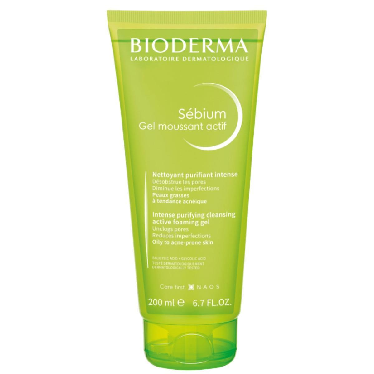 BIODERMA Sebium Gel Moussant Actif 200ml