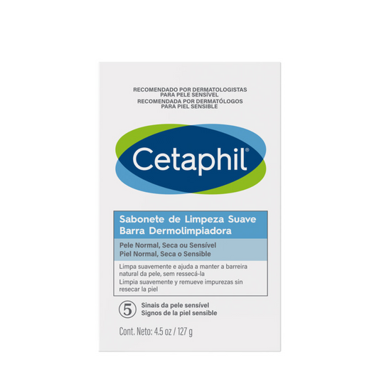 Cetaphil - Barra Dermolimpiadora de Limpieza Suave