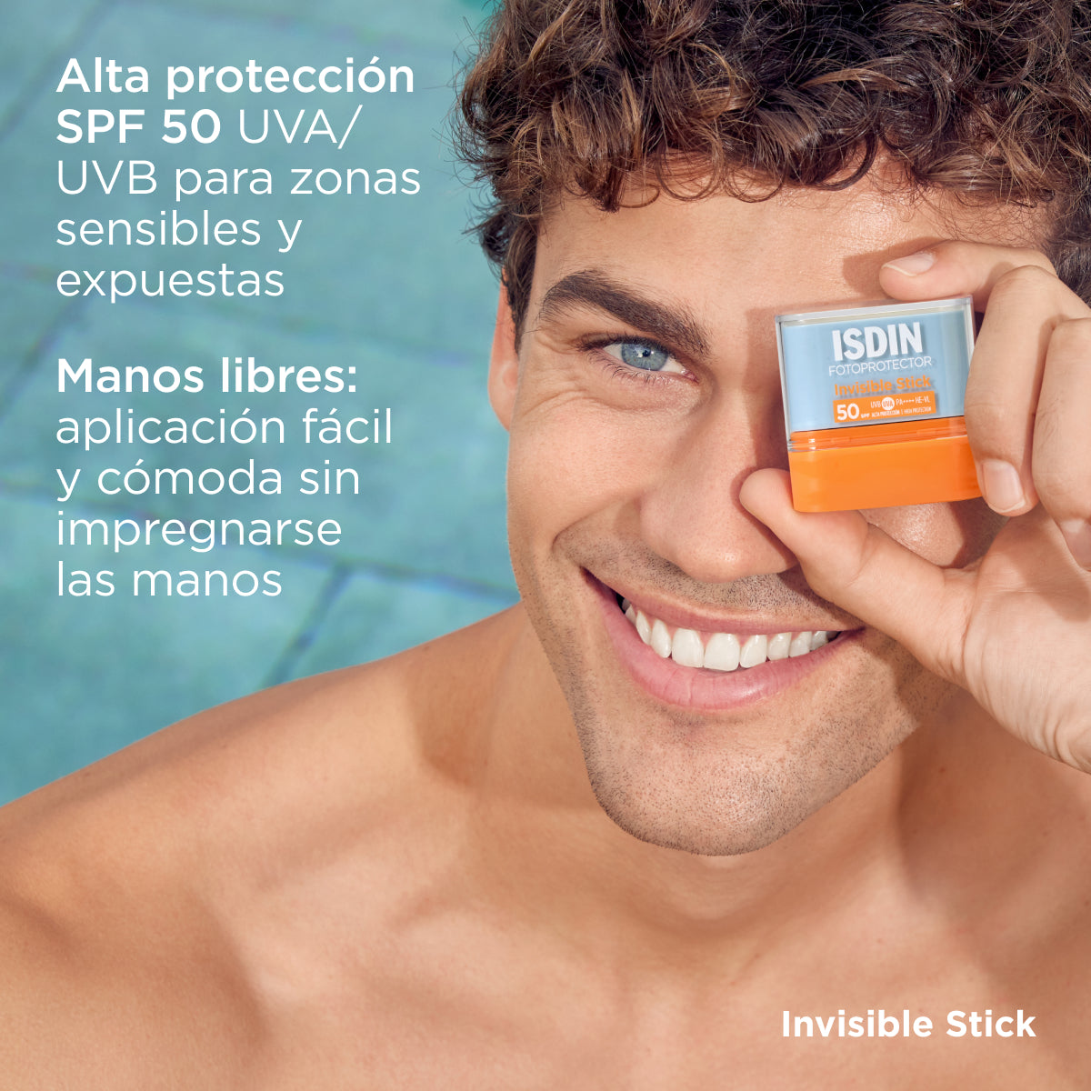 Fotoprotector Invisible Stick Spf 50 10G - ISDIN