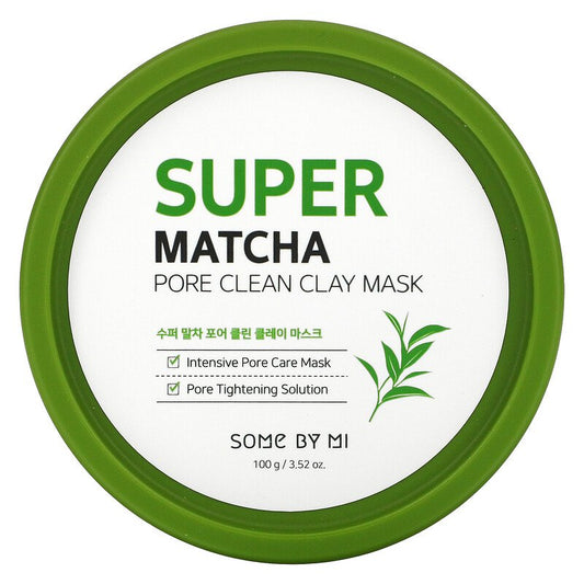 Super Matcha Pore Clean Clay Beauty Mask - Some By Mi