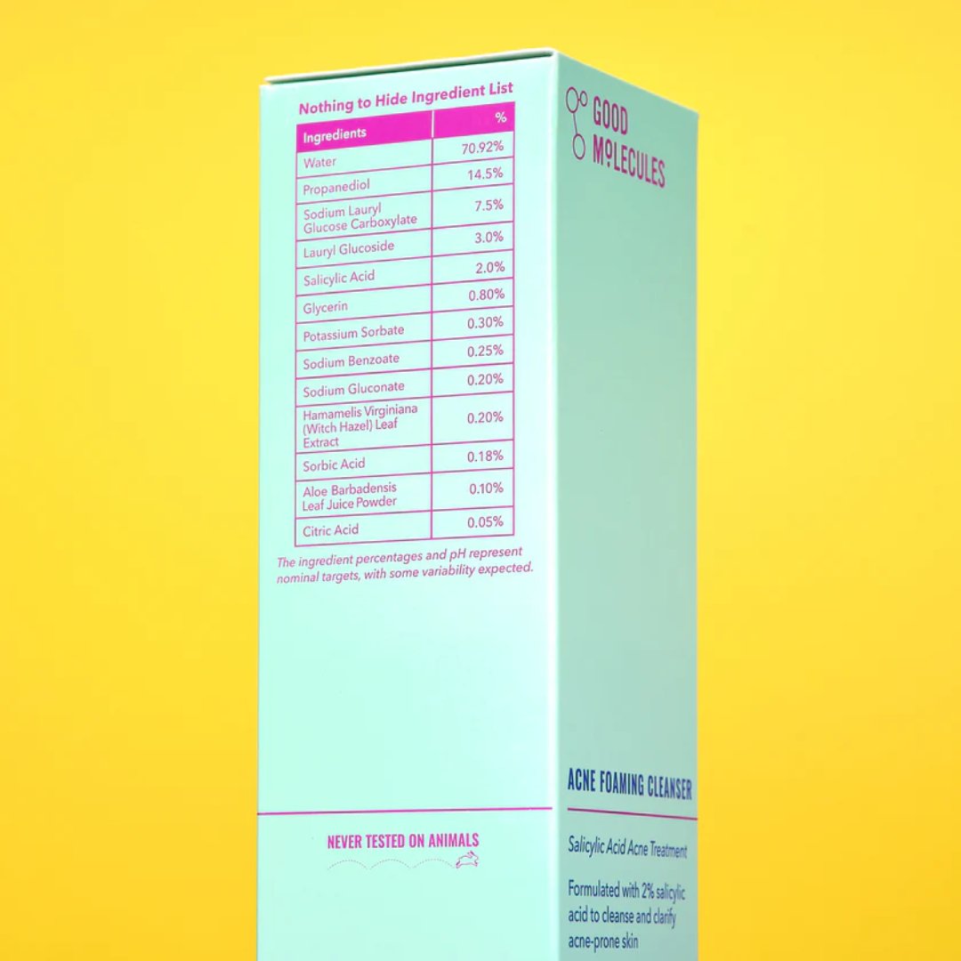 Acne Foaming Cleanser - Good Molecules